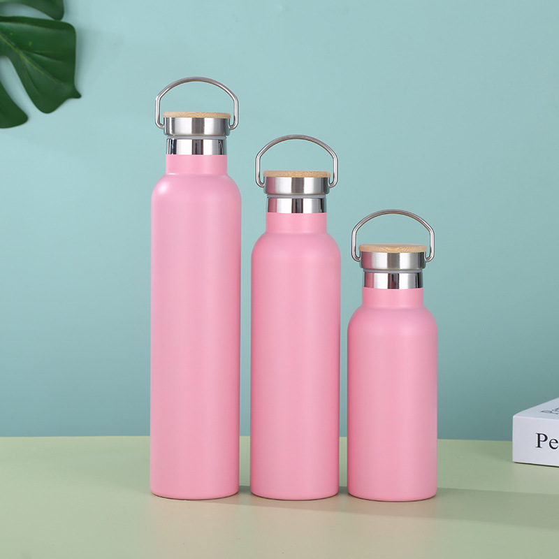 El suministro transfronterizo de acero inoxidable 304 deportes hervidor americano boca grande olla de escalada de doble capa de vacío termo taza al por mayor