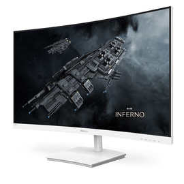 271E1SCW 27英寸75Hz 1500R低蓝光办公电脑液晶显示器商用