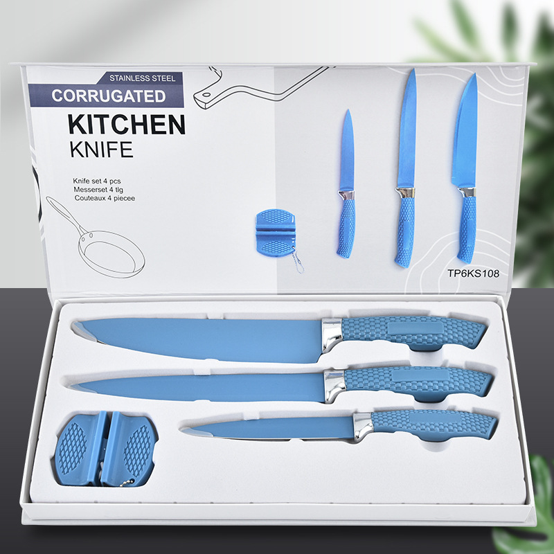 Fábrica de acero inoxidable cuchillo de cocina conjunto de regalo cuchillo caja de regalo