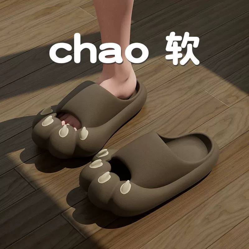 Летние cartoon-сланцы, милый платформенный слайд для любимого, обувь