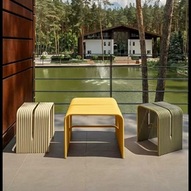 户外金属桌椅;手推餐车;雨伞架