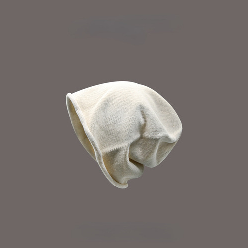 Japanese retro knitted pile hat for women, trendy brand, versatile ins wool hat, hip-hop warm and cold hat for men