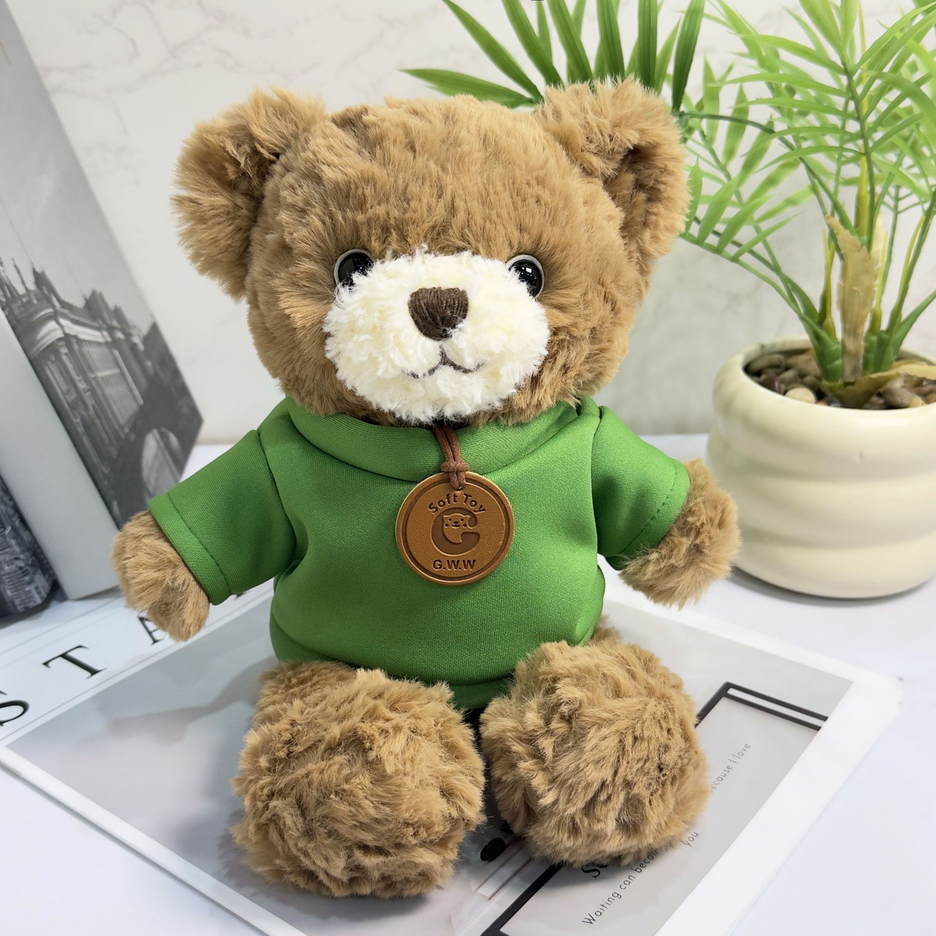 Vestido Teddy Bear suéter Teddy Bear camiseta actividad regalo juguete de peluche impresión LOGO