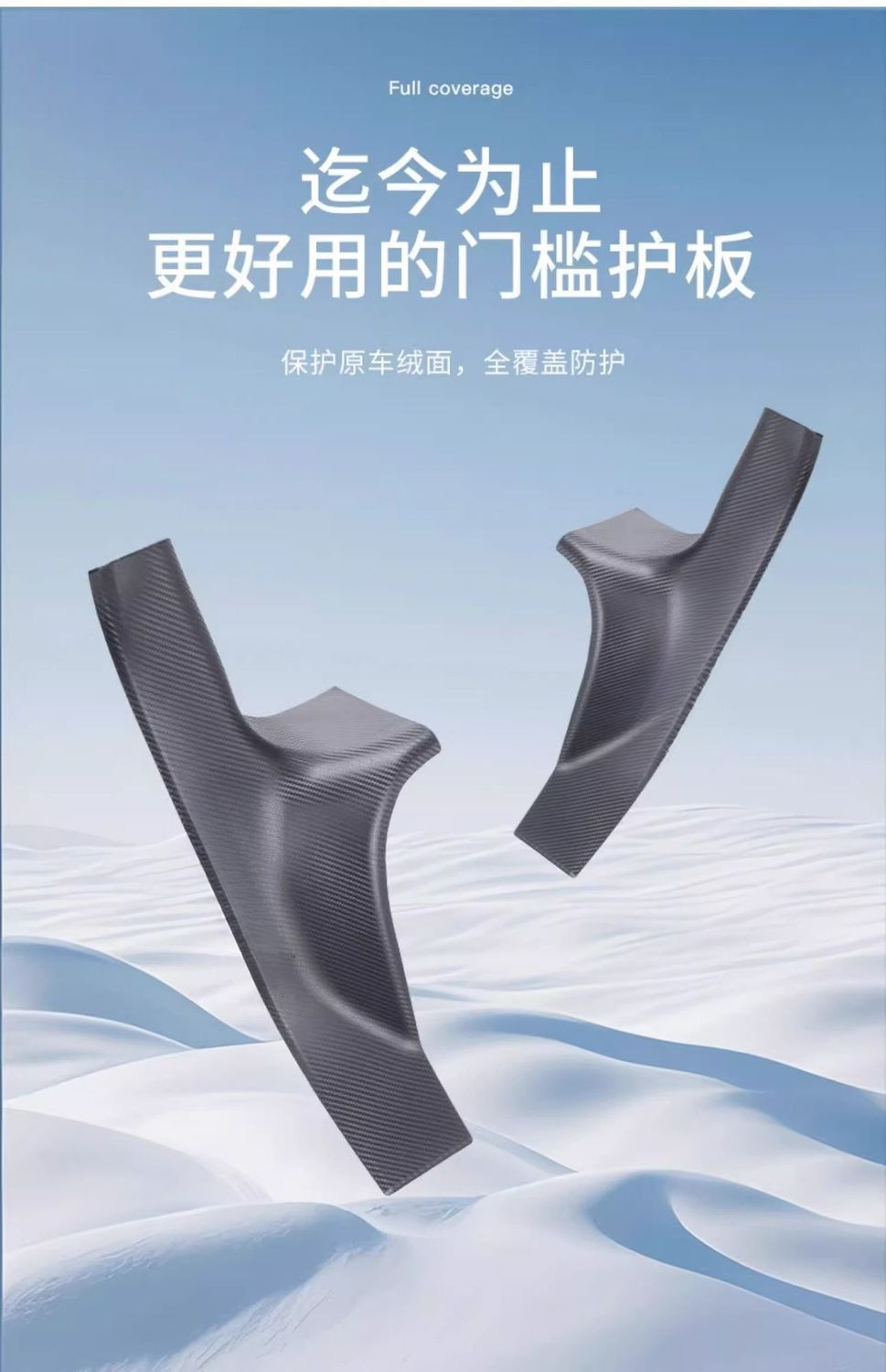 Suitable for Tesla Front and Rear Door Sill Strips, New Version Model 3 Laser-Carved Carbon Pattern Welcome Pedal Protection Plate Accessories