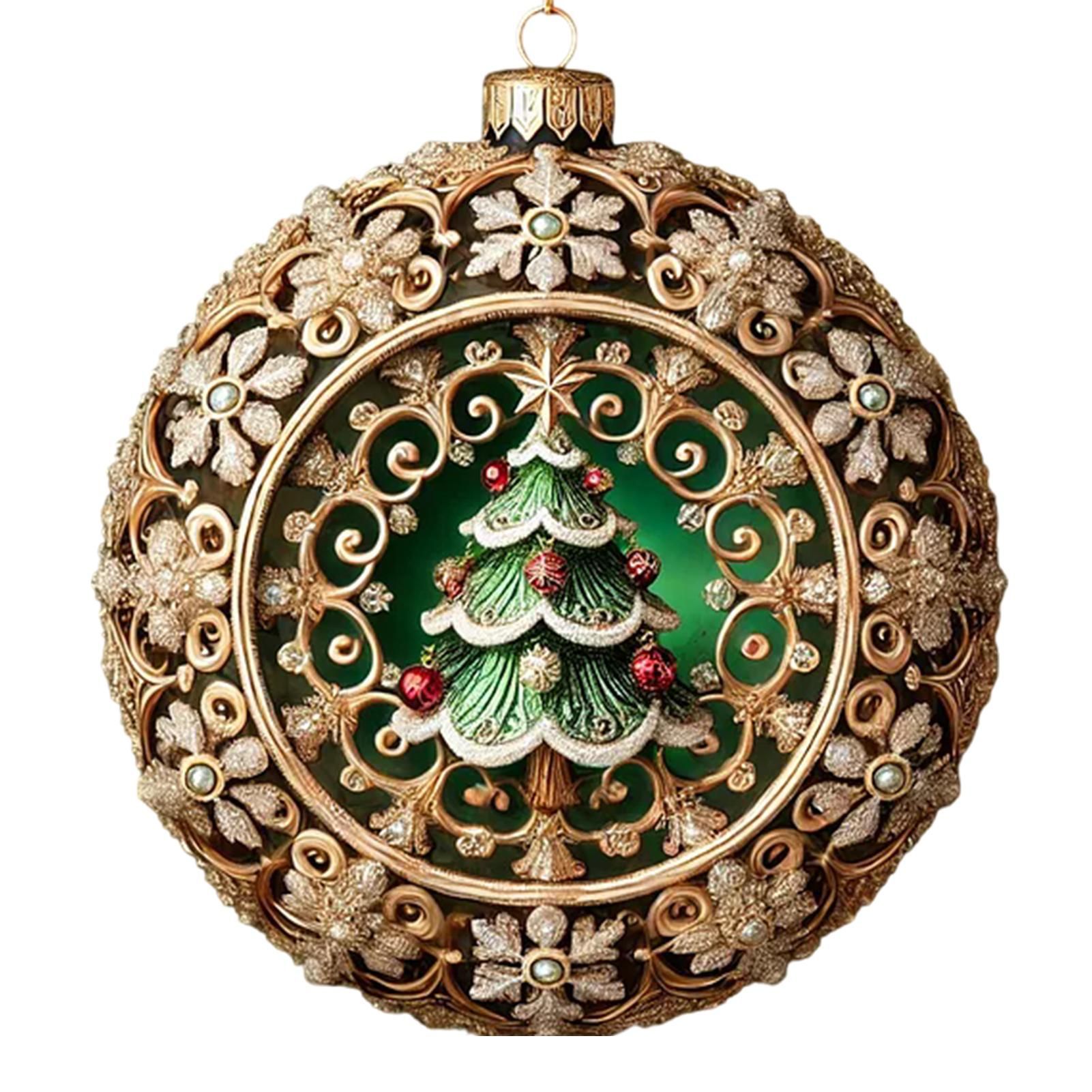 Nuevos productos transfronterizos 2D plano acrílico Navidad colgante de cuento de hadas planeta automóvil colgar joyas para el hogar image 9