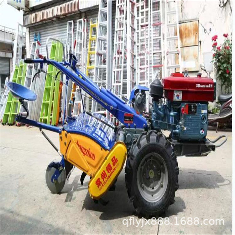 电启动两轮手扶拖拉机 自走式大马力田园管理机 水旱两用耕地机