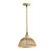 Retro Japanese ceiling lamp for living room, creative bamboo light, lights for bedroom