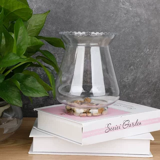 厂家定制透明塑料花瓶 水生植物容器 桌面摆放水培植物塑料小花瓶