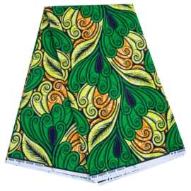 现货代发非洲蜡布双面棉超蜡几何印花面料african fabric外贸布料