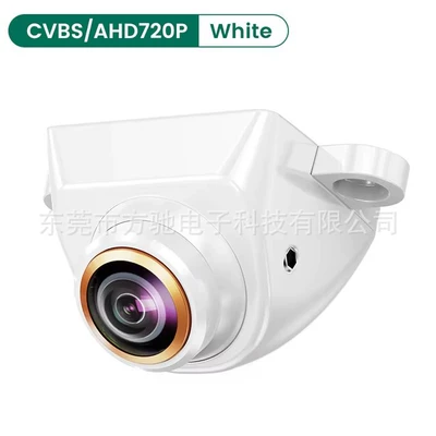 Korean car camera reversing image | Vehicle camera - ahd720phd-cvbs-optional-white-metal-shell-gold-fisheye-large-angle-lens