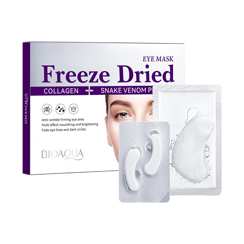 Pequeñas moléculas de leche de camello máscara de ojos suavizante hidratación deshidratación de líneas finas hidratación ojos firmes al por mayor chino