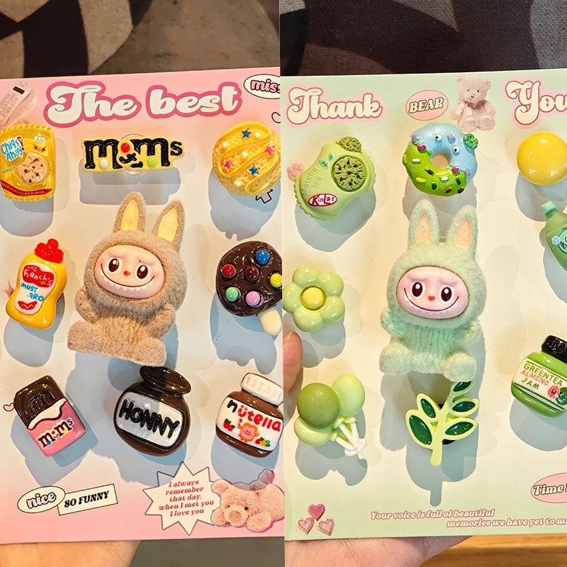 [긴귀 래브 브룩 카키+그린] 신발 버클 18개