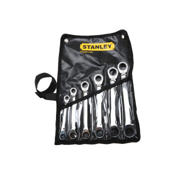 史丹利（STANLEY）6件公制双梅花双向棘轮快扳套装 TK920-23C