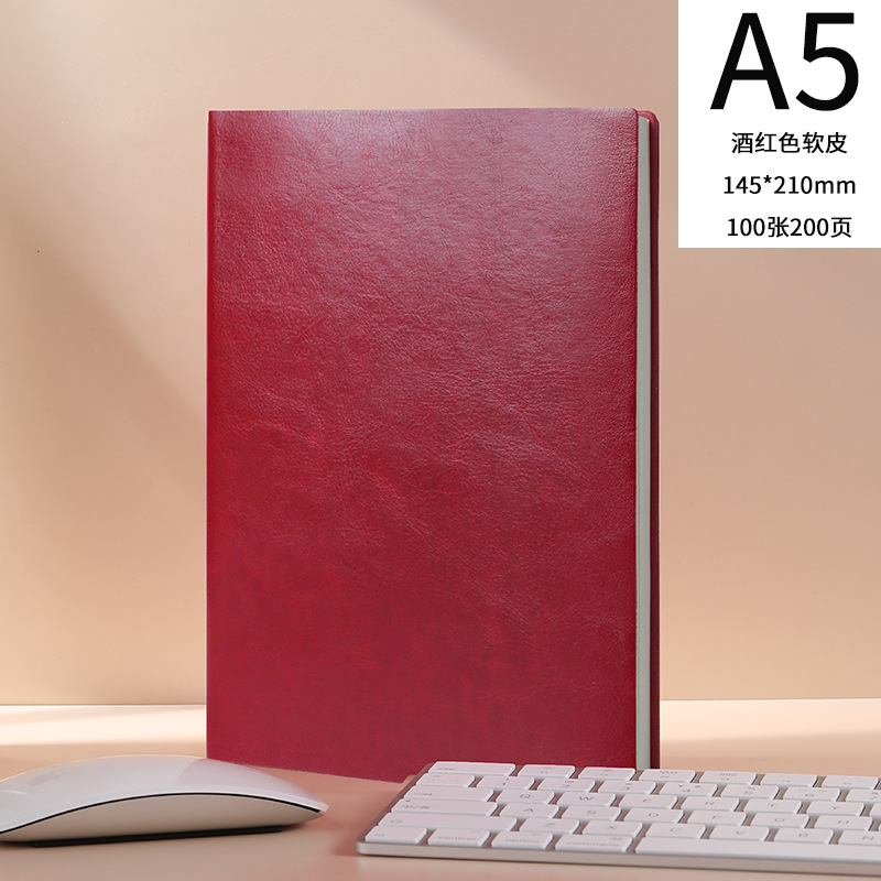 Engrosado cuaderno personalizado hebilla creativa suave diario de cuero al por mayor de negocios A5 Notebook logotipo personalizado