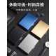 High-grade metal card holder for men and women stainless steel ultra-thin anti-degaussing compact card box anti-theft brush bank card holder card holder