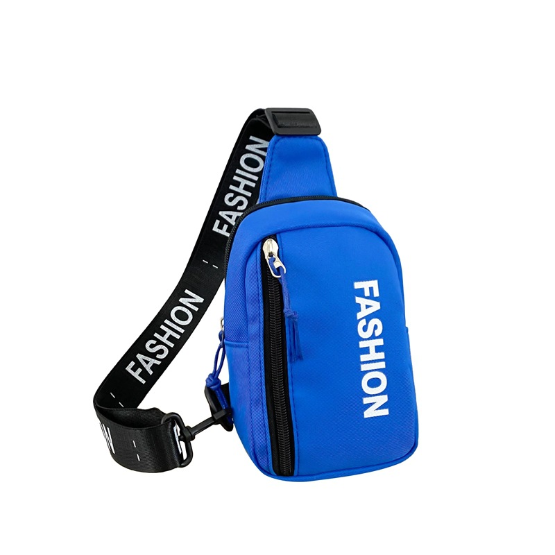 Bolso de pecho para niños y niñas de moda coreana, letras de estilo occidental, bolso de mensajero para niños deportivos de ocio 2025 nuevo bolso para niños