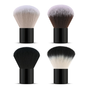 Mushroom head mini nail brush black base dust brush blush brush loose paint brush makeup brush nail tools wholesale