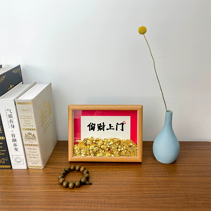 Праздничный слиток Счеты Новый год фоторамка украшение Новый год Весенний фестиваль открытие большой счетчик удачи Украшение Рабочего Стола Подарок