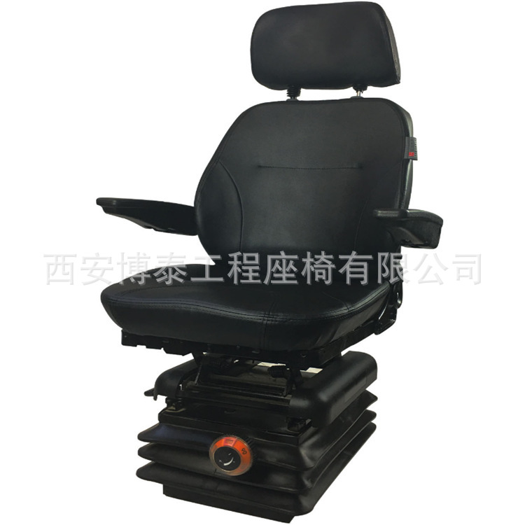 Harbor Wharf equipo amortiguación Asiento conductor de ingeniería suspensión hidráulica amortiguación asiento de control de grúa asiento de almacén