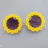Children's cute sunglasses, small glasses, for girls, flowered, 1-6 years