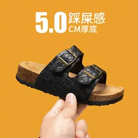 Детская обувь Asian Birken пробка тапочки Muller обувь ретро пряжка повседневная пляжная прилив тапочки