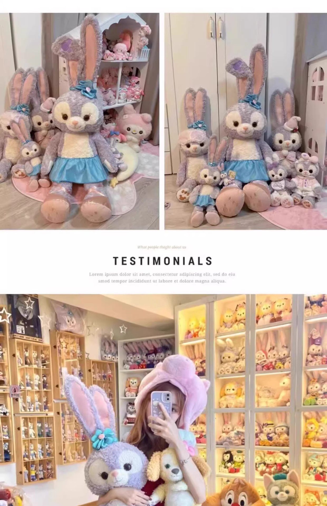 Linabell Doll Stellalou Plush Toy Large Stuffed Toy Doll Pillow Birthday Gift Cross-Border Wholesale