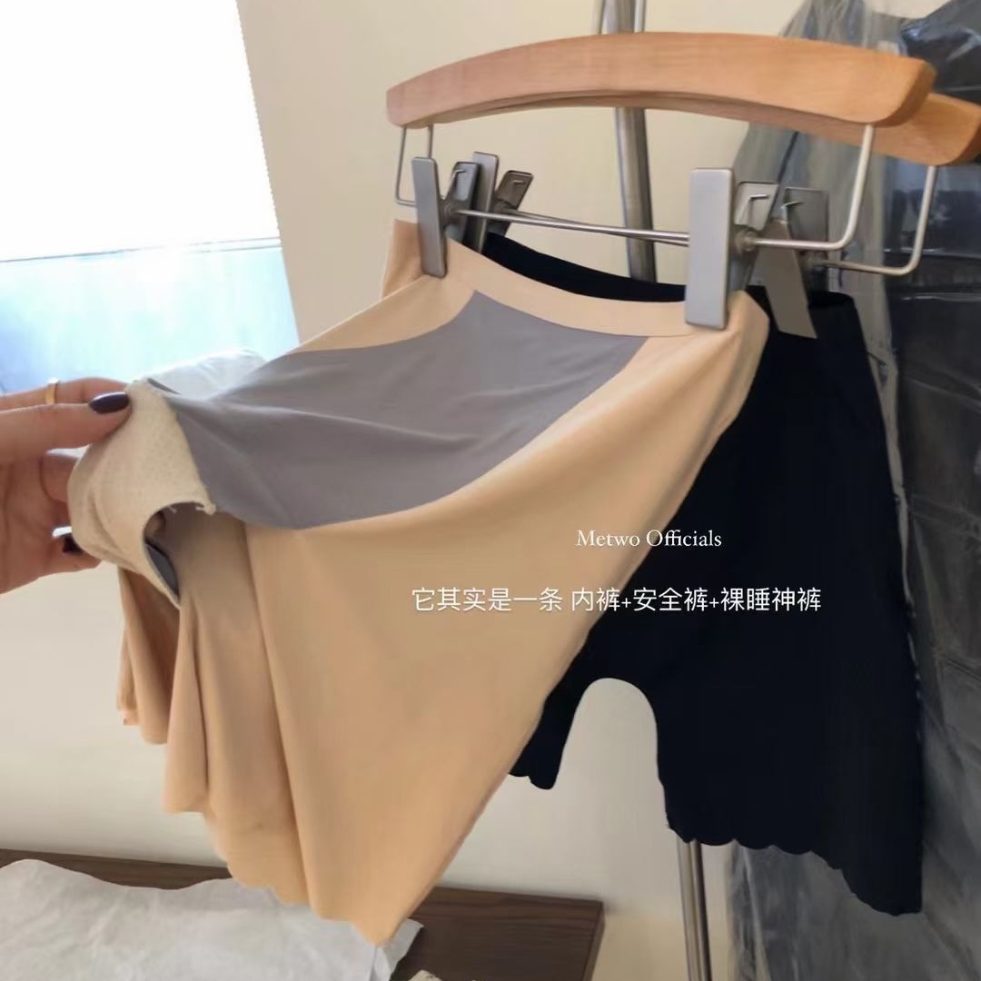 METWO pantalones lisos de una sola pieza de la suspensión del cuerpo que forma el vientre inconsútil que contrae la cadera que levanta el cuerpo cruzado Ropa interior de seguridad anti-exposición