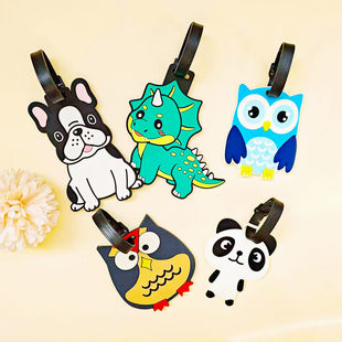 Cute luggage tag, protective suitcase PVC