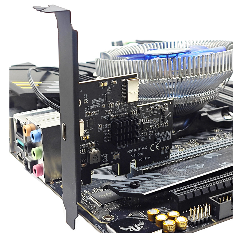 USB3.2��չ��GEN2 Type-C��+TYPE-Eǰ��A-KEY��˶ASM3142 10Gbps