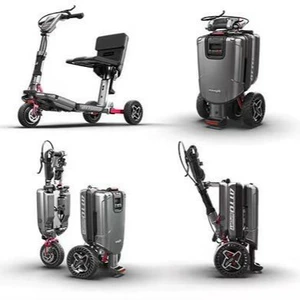 Imported Smart Electric Tricycle for the Elderly, One-Touch Remote Control Folding Electric Scooter for Seniors, Can Be Taken on a Plane