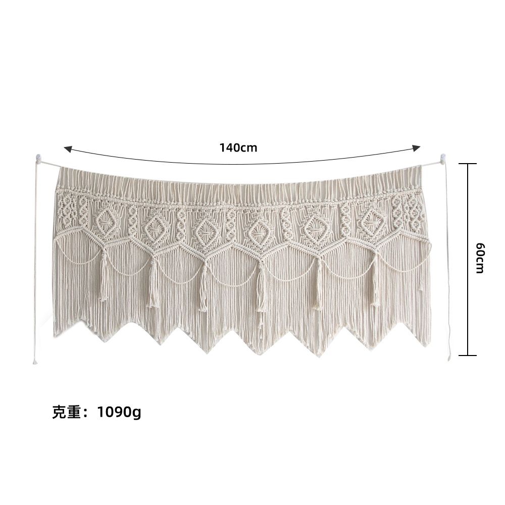 Màu trắng be / Kiểu dây bông 140*60cm