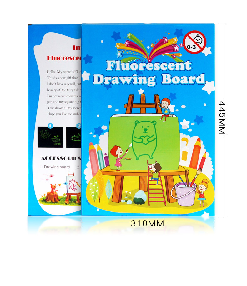 Pizarra mágica LED A3/A4, tablero de dibujo luminoso para niños, juguete creativo y regalo