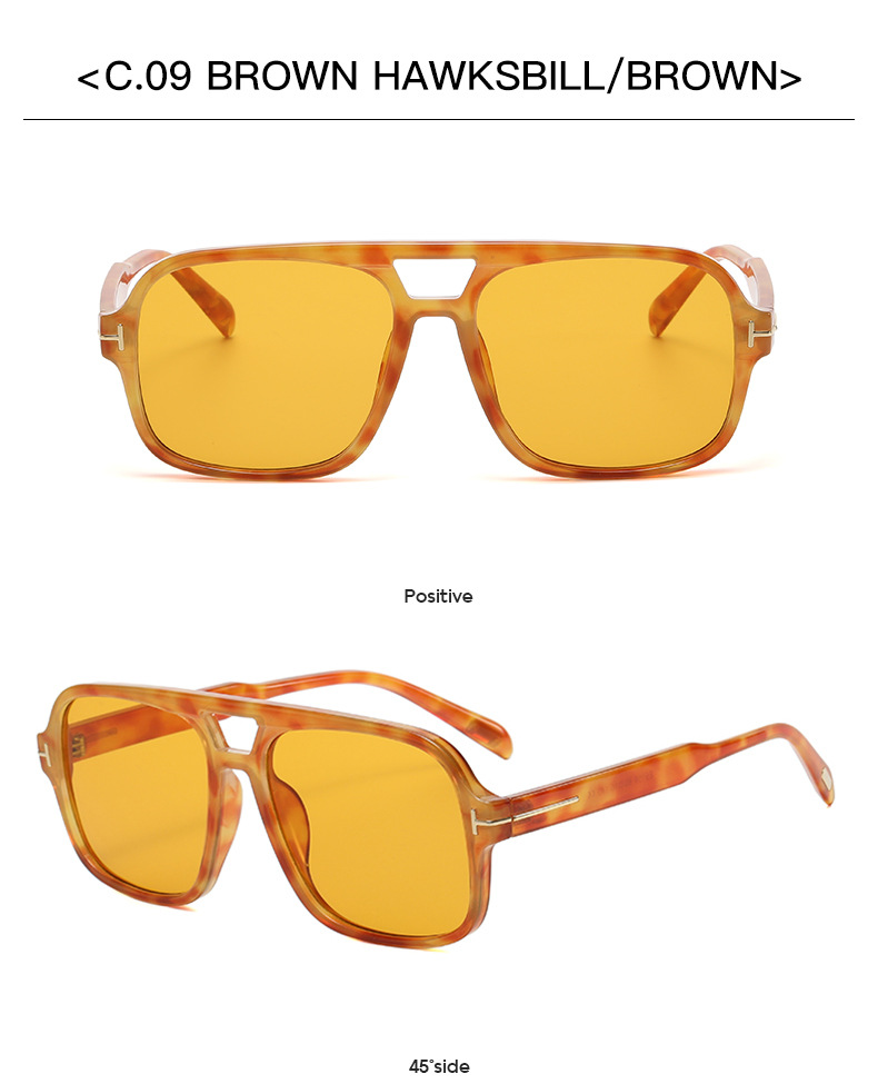 76g Weight Full Frame Glasses Structure Sunglasses Classification Ac, UV400 Protection Lens Material Square Glasses Style Holiday, Travel Occasion Solid Color Pattern Unisex Gender Simple Style, Classic Style Style Simple Style Classic Style Solid Color Ac UV400 Protection Square Full Frame Women's Sunglasses 25