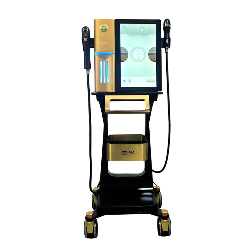 Pistola ultrasónica de doble frecuencia, estiramiento y modelado, cuidado facial reafirmante y antienvejecimiento, comercio exterior, fábrica de instrumentos de belleza transfronterizos para salones de belleza