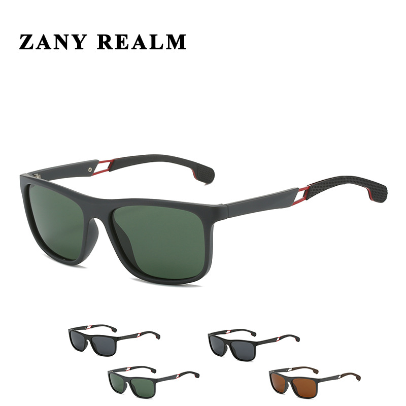 Nuevos hombres de transfronteriza gafas de sol polarizadas moda deportes PC comercio exterior de Europa y América gafas de sol fabricantes en stock