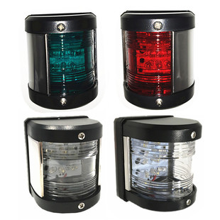 In stock supply yacht special red left side green Starboard Light mast light tail light red Green integrated boat headlight