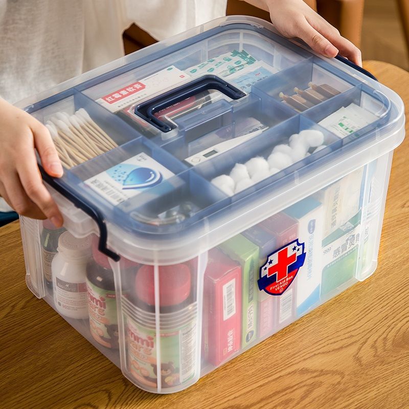 medicine chest Homewear Medical kit small-scale household medical box First aid kit drugs storage box Large Box sets Kit