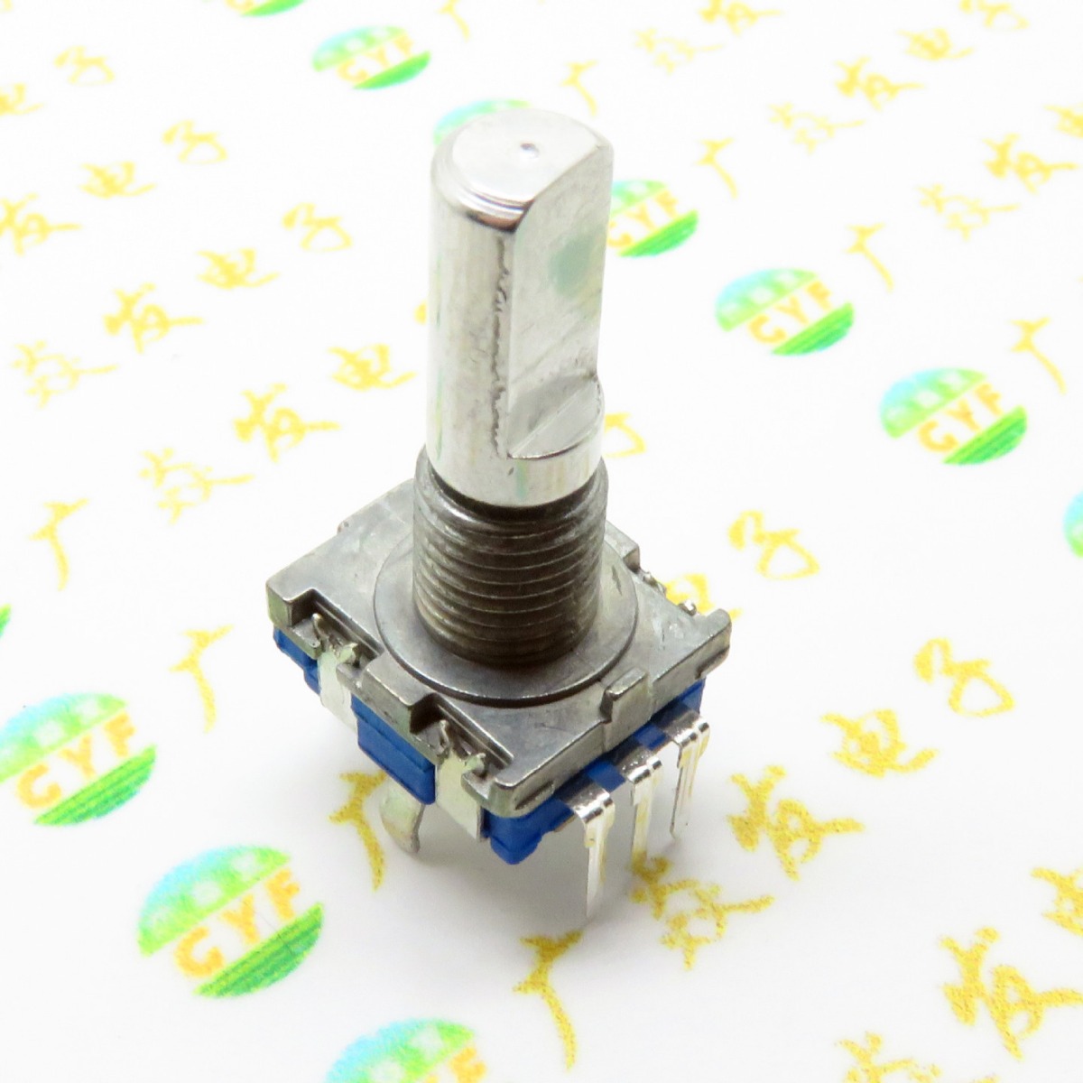 旋转编码器 编码开关 EC11 音响数字电位器 带开关 五脚柄长20MM