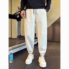 设计感重磅卫裤男潮牌运动裤春秋季潮牌痞帅裤子2024新款休闲男裤