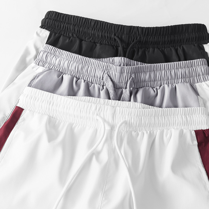 001 Neuer lässiger, dünner Stehkragen-Sport-Zweiteiler für Herren, Frühling/Herbst, Trendy 3225_voghion.com