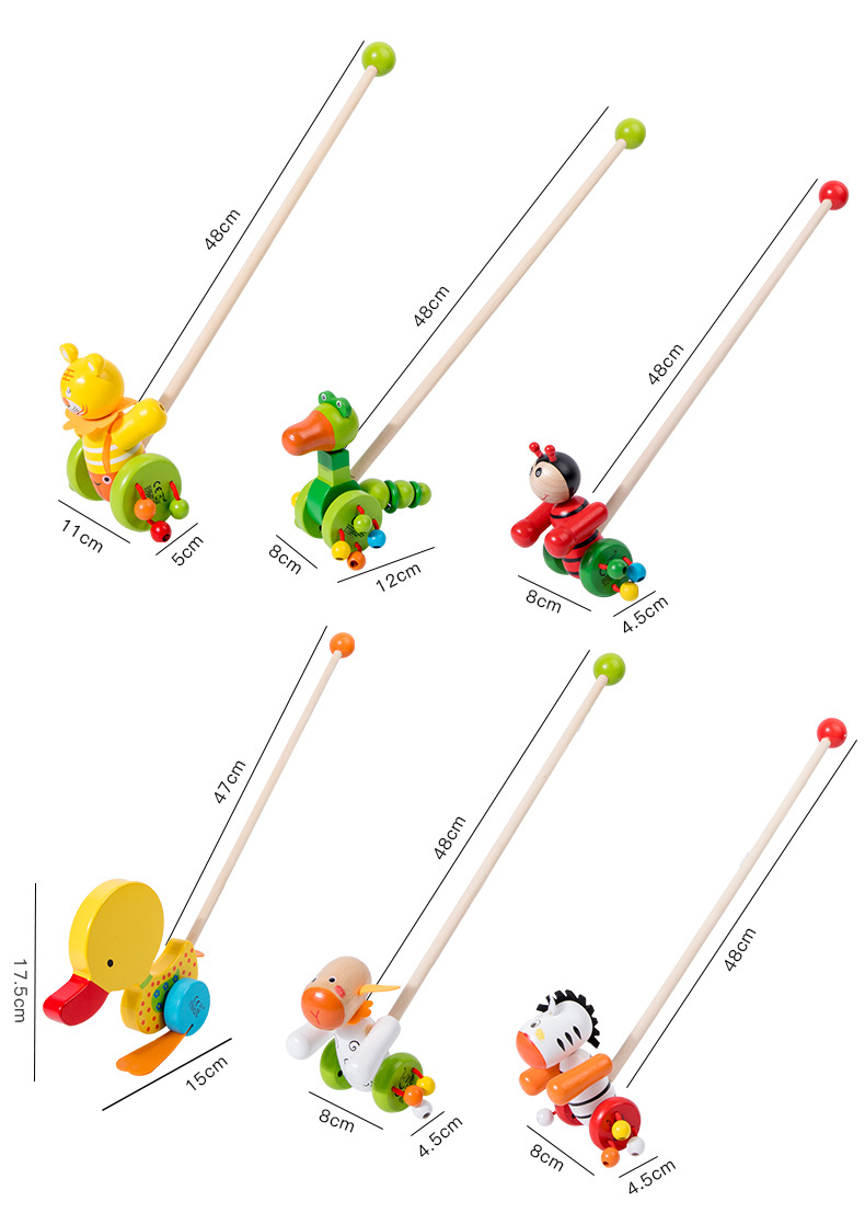 Fun Wooden Push Toy for Kids
