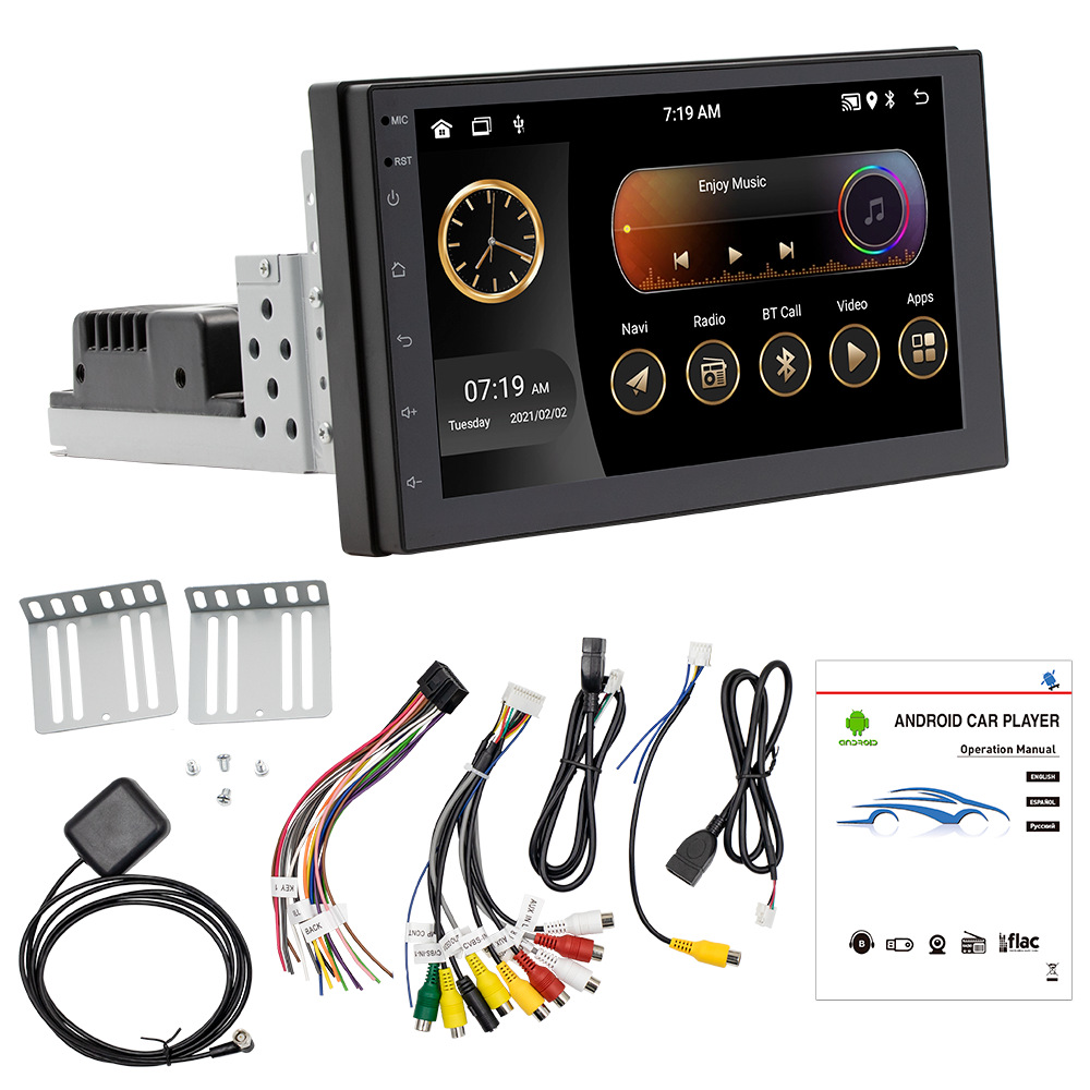 7 pulgadas Android GPS Navigador carplay multifunción imagen de marcha atrás coche Bluetooth radio de coche