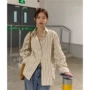 宽松新款春季条纹女衬衫