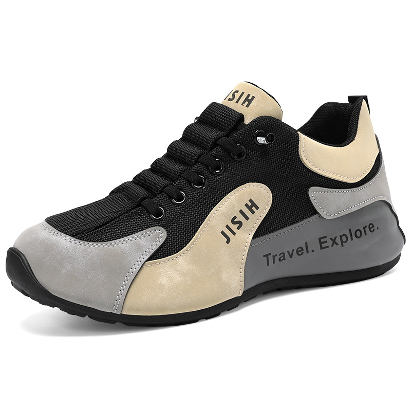 Zapatos deportivos para hombres 2025 verano nuevos zapatos de red cómodos zapatos casuales de conducción transpirables para hombres zapatillas de deporte de moda de todo fósforo