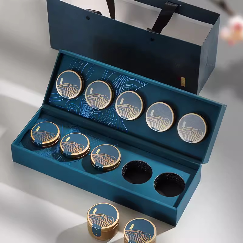 龙井绿茶小罐茶礼盒空盒10小罐茶叶盒正山小种红茶茶叶礼盒包装盒