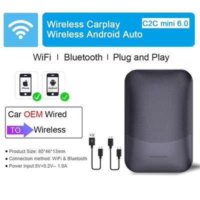 Other Car Video Carplay/Android Auto In-Car - 60-wireless-carplayauto-two-in-one