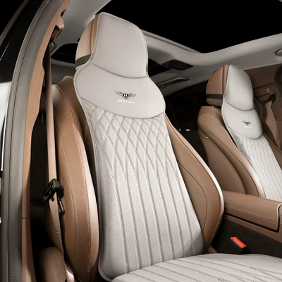 Continental Gt, Bentayga, Elegant Seat Cushion, Waist support - type-b-off-white-bentley-backrest-one-piece