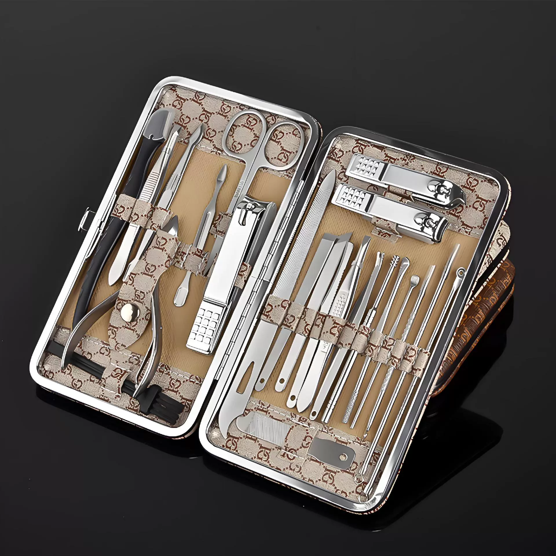 Производитель головных работников 23 комплекта наборов ножниц для ногтей из нержавеющей стали кусачки для ногтей