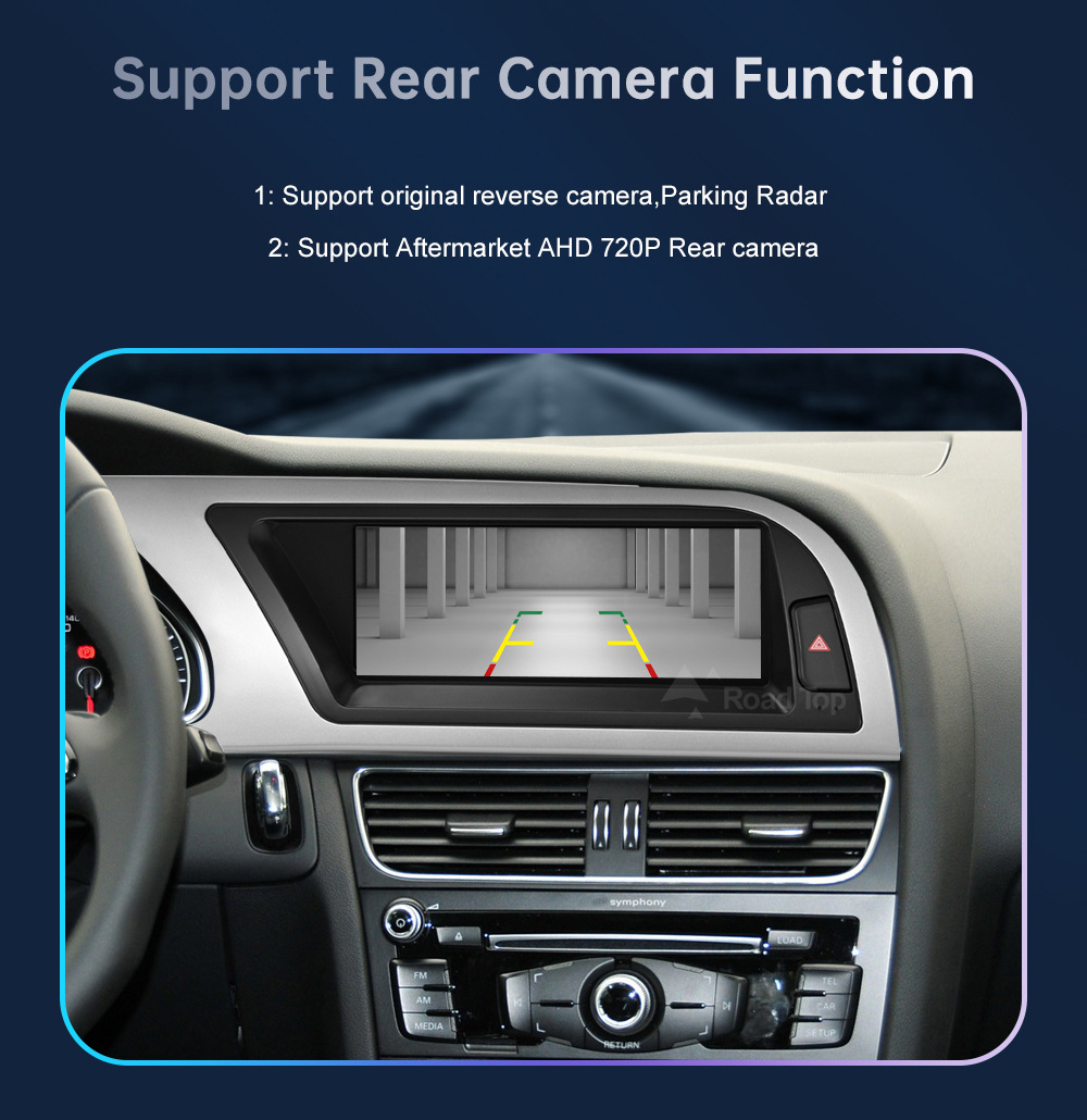 8.9 inch wireless CarPlay display for A4 A5 2009-2012 radio player