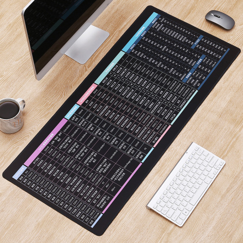 Mouse pad extra large desk pad e-sports shortcut keys thickened edge keyboard pad same style creative waterproof enterprise